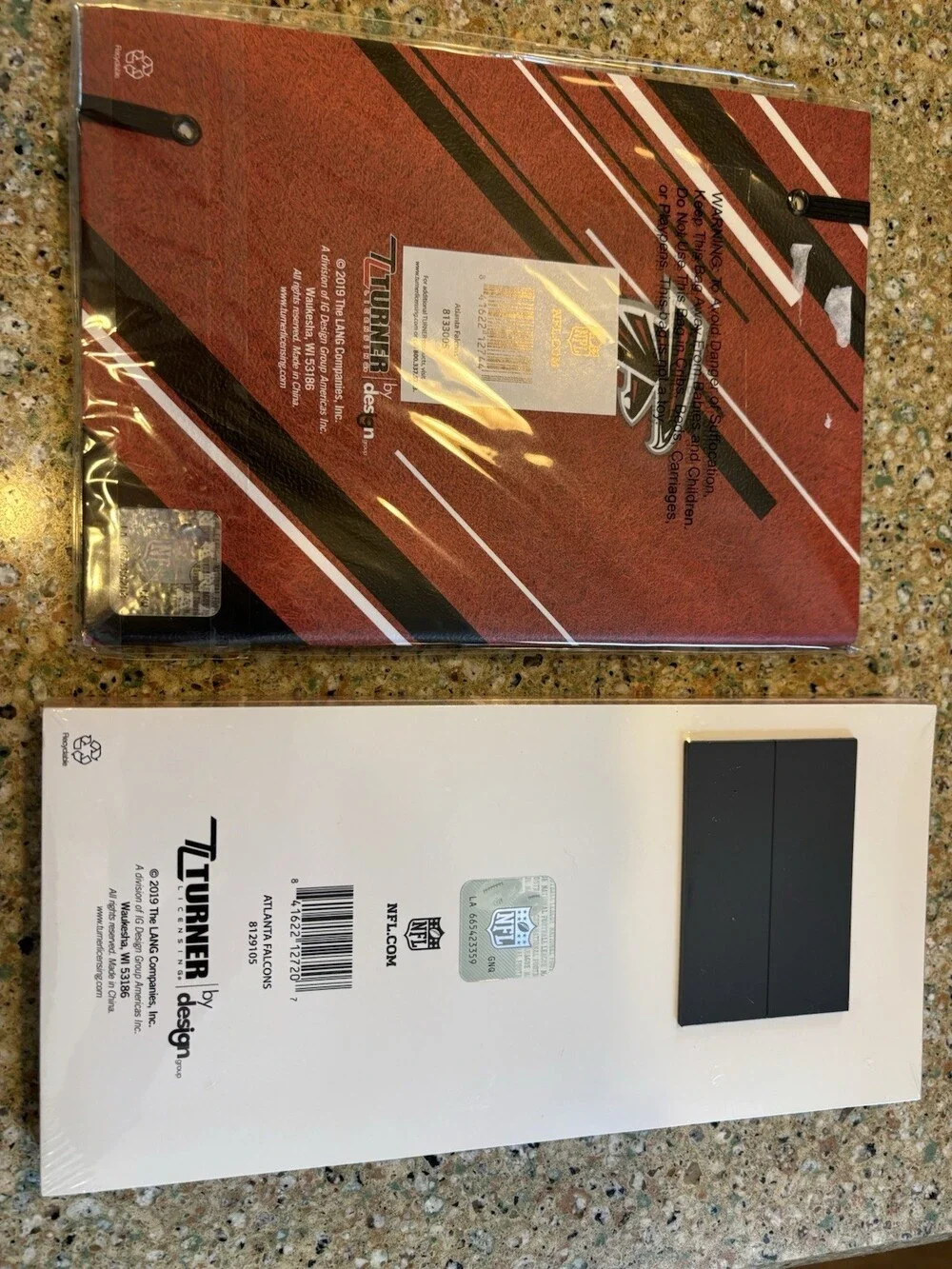 Turner Atlanta Falcons NFL Soft Cover Stitched Journal + 2-Pack List Pads